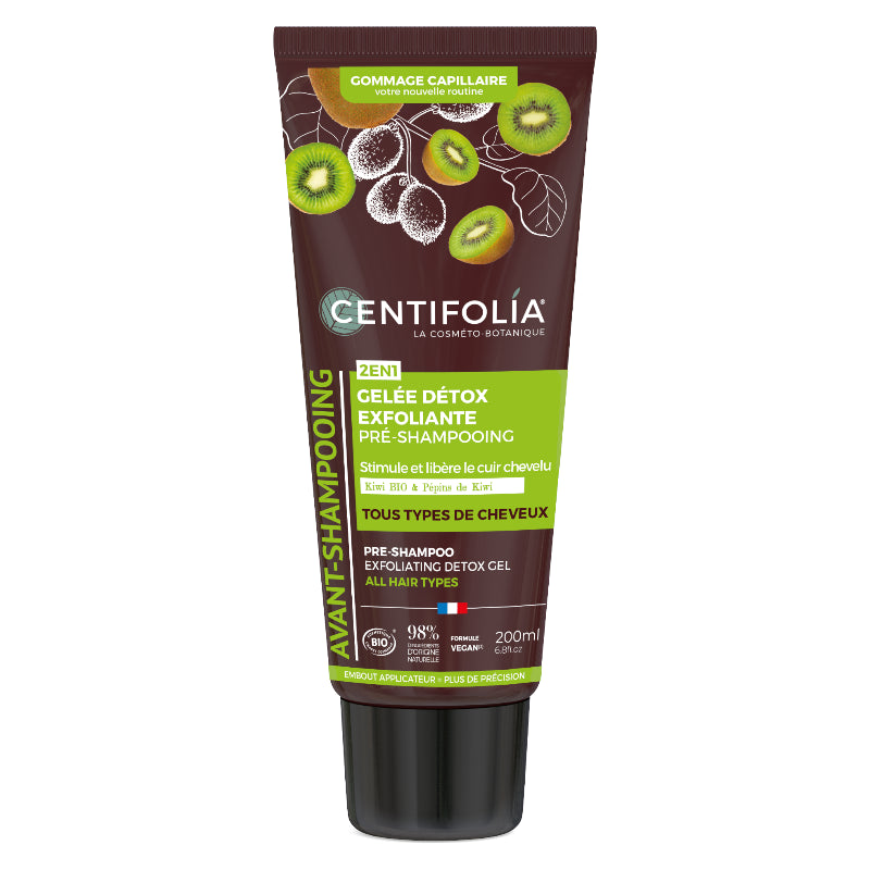 Gelée purifiante exfoliante avant shampooing kiwi BIO