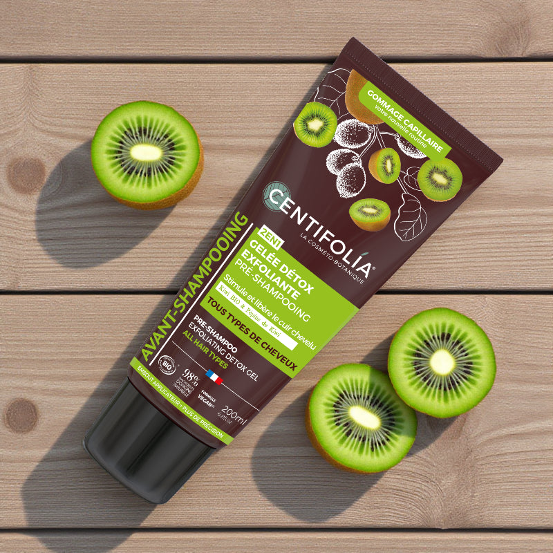 Reinigendes Peeling-Gel vor dem Shampoo Kiwi BIO