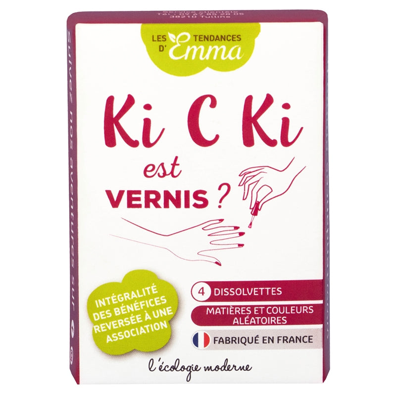 4 Dissolvettes pour vernis lavables écologiques - Les Tendances d'Emma