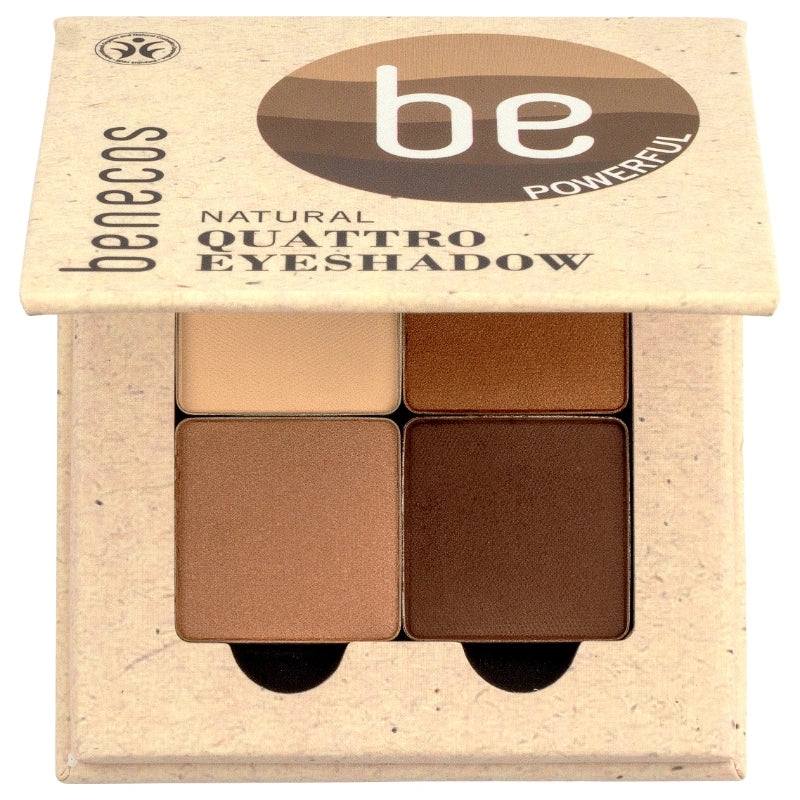 Benecos - Quatre ombres à paupières Coffee & cream BIO 8g