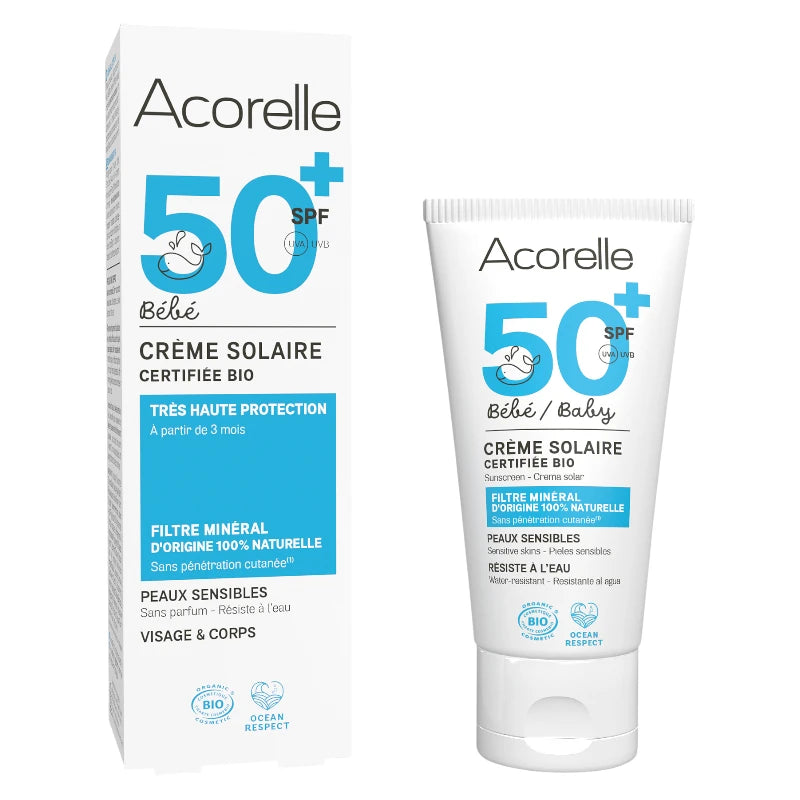 Crème solaire bébé IP 50+ BIO