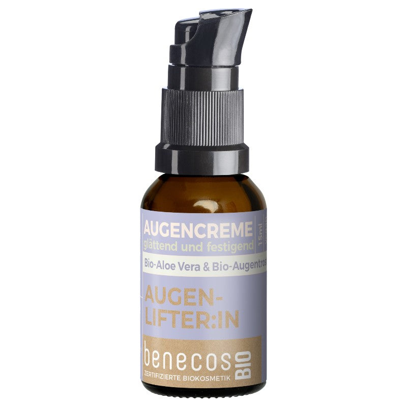 Bio-Aloe-Vera- und Augentrost-Augencreme – 15 ml – Benecos