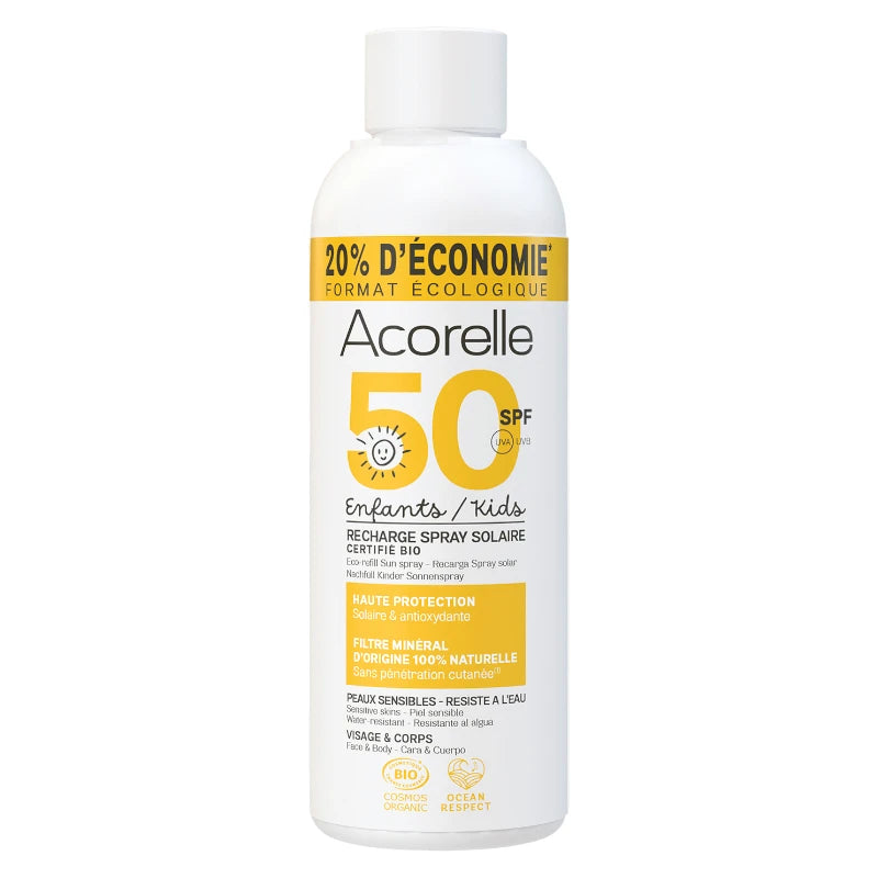 Recharge spray solaire enfants IP 50 BIO