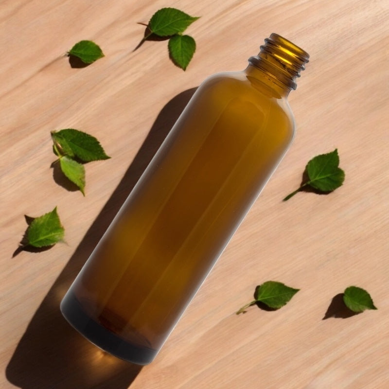 6 x 30 ml braune Glasflaschen ohne Verschluss - Farfalla