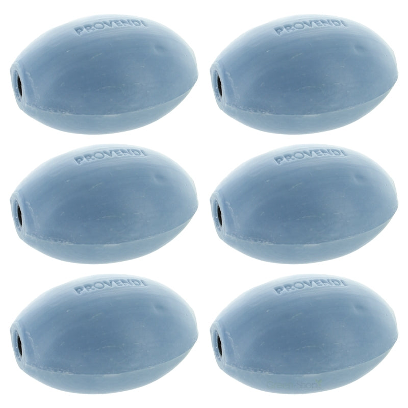 6 natürliche, lavendelblau-violette, drehbare Seifen – 6 x 290 g – Provendi