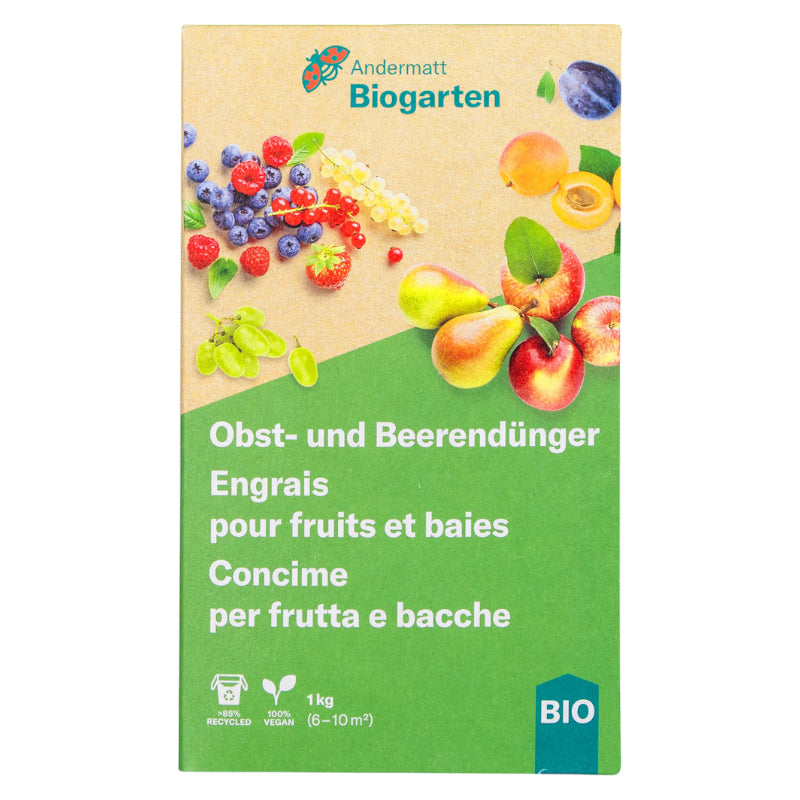 Festdünger für Obst und Beeren - 1 kg - Andermatt Biogarten