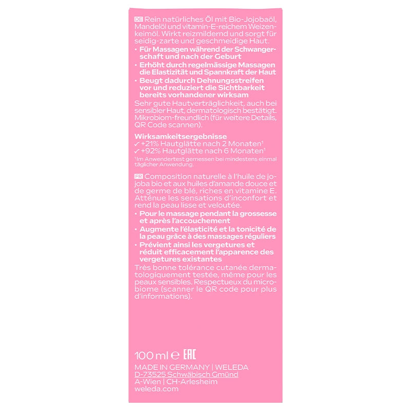 Pflegeöl Schwangerschaft Weizenkeim & Mandel BIO