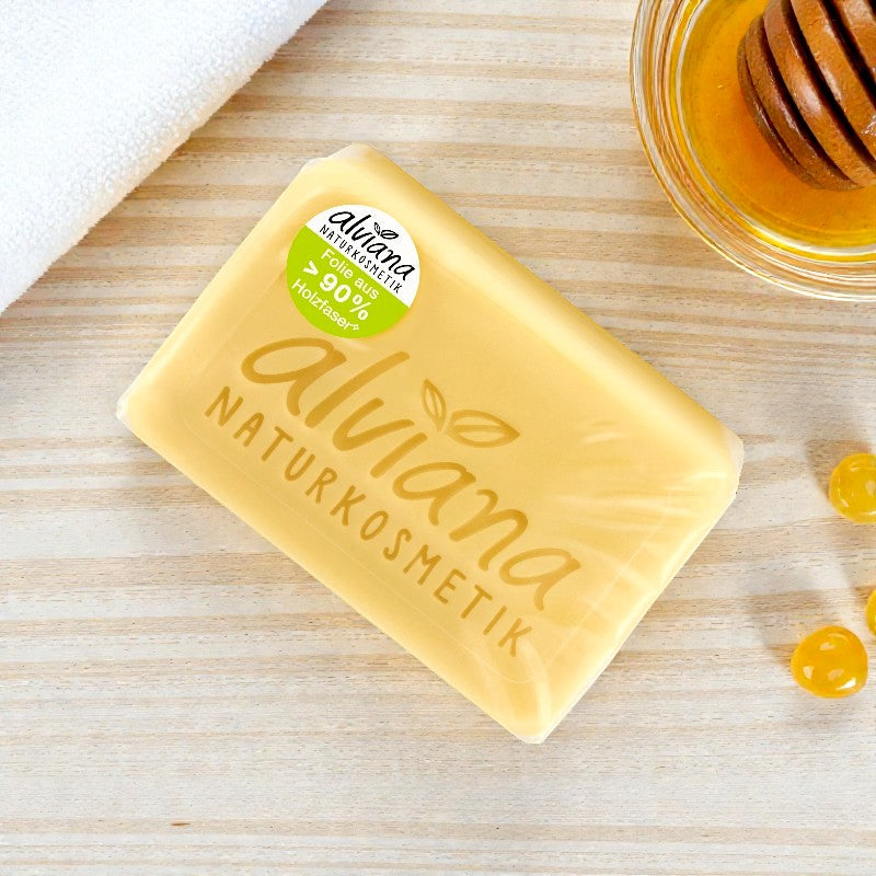 Seife mit Pflanzenöl Milch & Honig