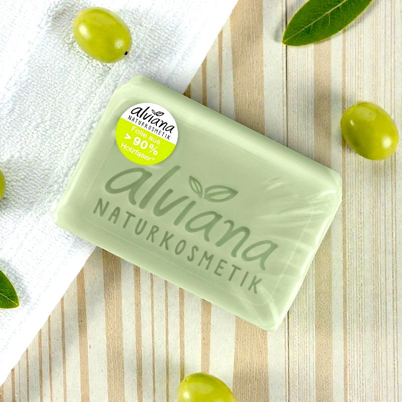 Seife mit Pflanzenöl Olive