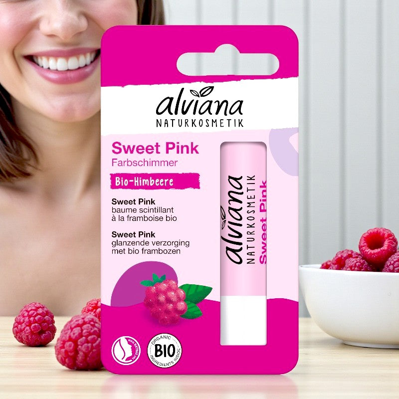 Baume à lèvres sweet pink framboise BIO