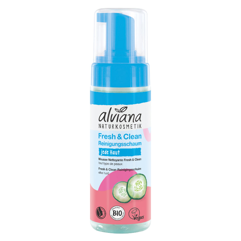 Mousse nettoyante fresh & clean concombre BIO