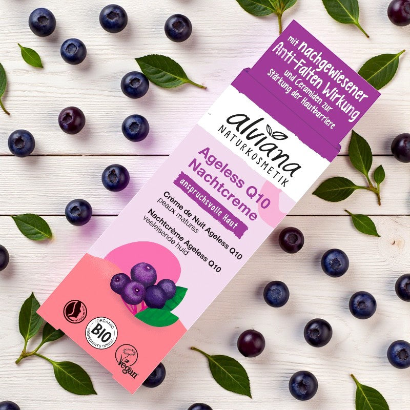 Nachtcreme Ageless Q10 Aronia BIO