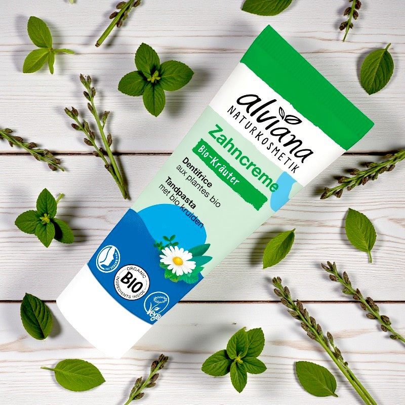 Dentifrice aux plantes sans fluor