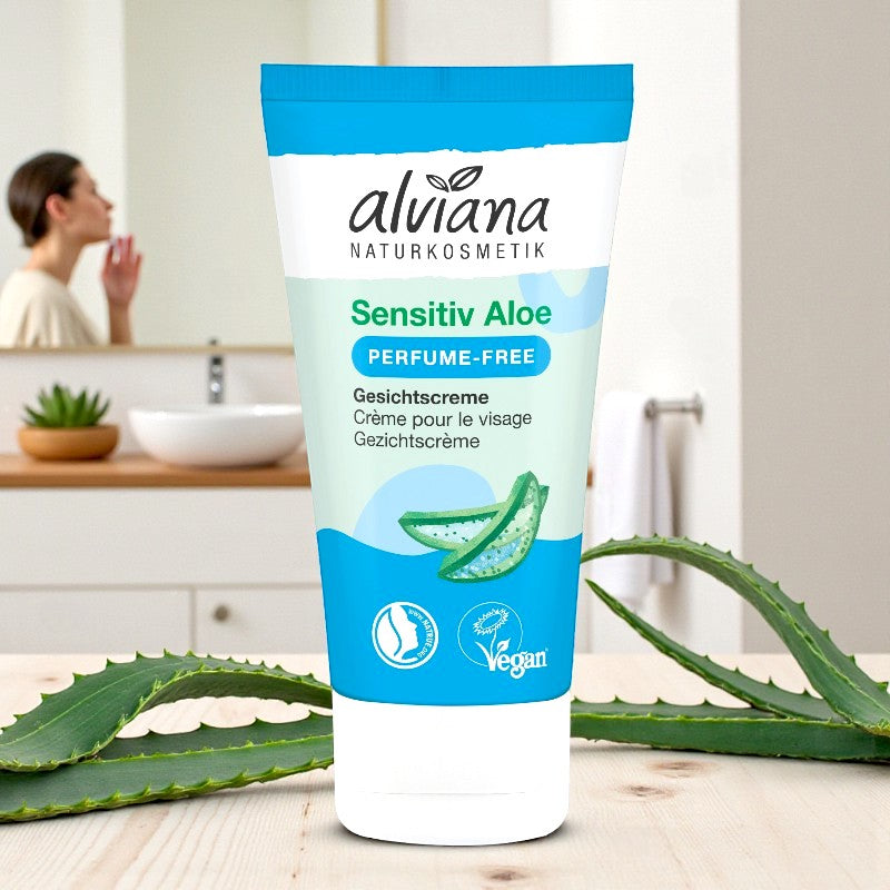Crème visage sensitive aloe vera