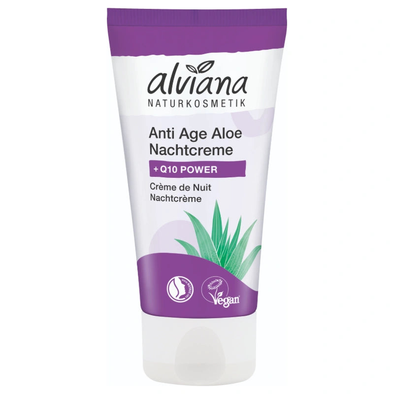 Crème de nuit anti-âge Q10 & aloe vera BIO