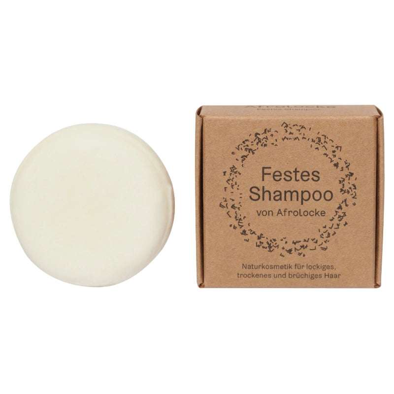 Afrolocke - Festes Bio-Shampoo für Locken - Brokkoli & Sheabutter 55g