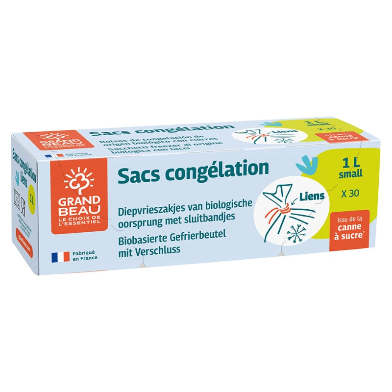 Grand Beau - Sacs congélation écologiques Taille S (30 pièces)