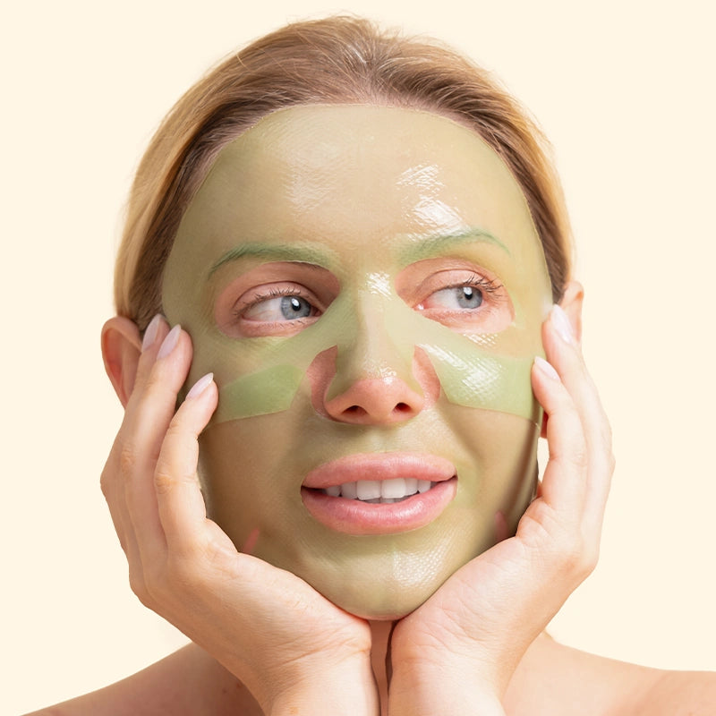 Masque visage hydrogel hydratant