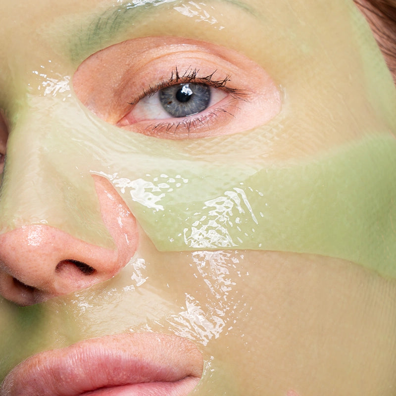 Masque visage hydrogel hydratant