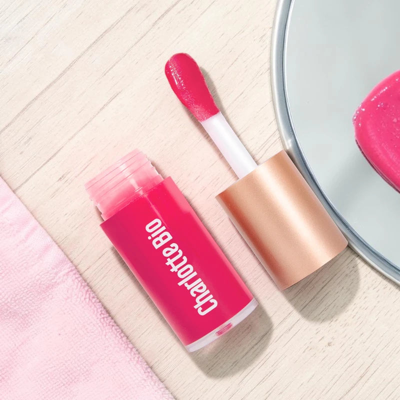 Huile à lèvres raspberry silk BIO