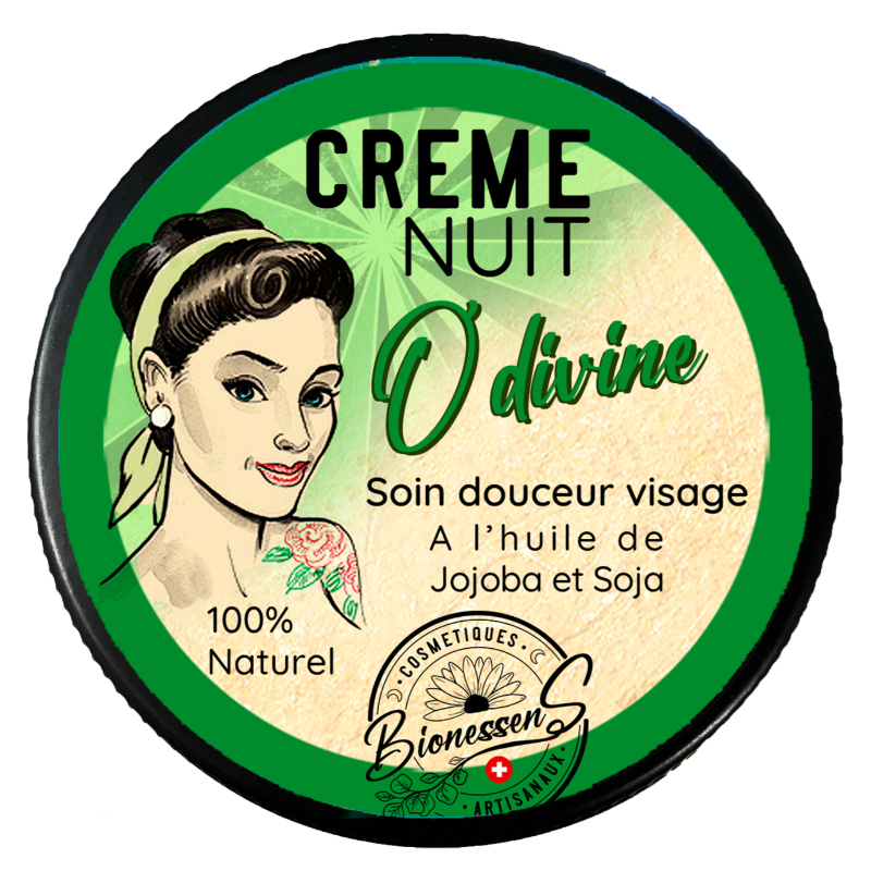 Crème nuit & contour des yeux O'Divine jojoba