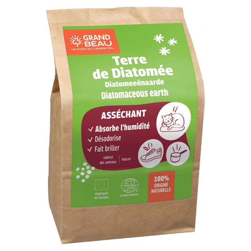 Grand Beau - Terre de diatomée amorphe 1kg - insecticide en poudre