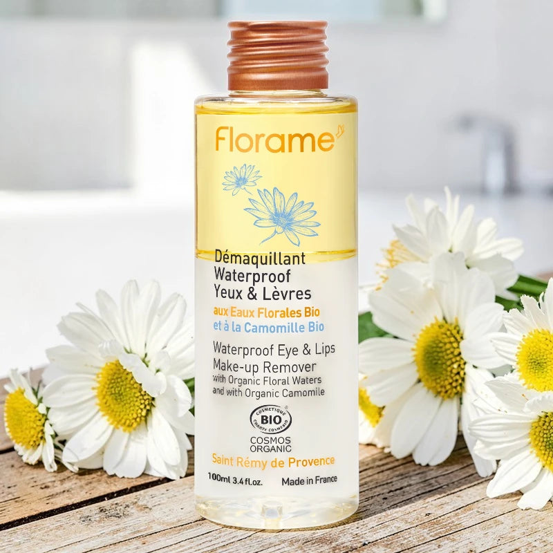 Démaquillant waterproof yeux & lèvres camomille BIO