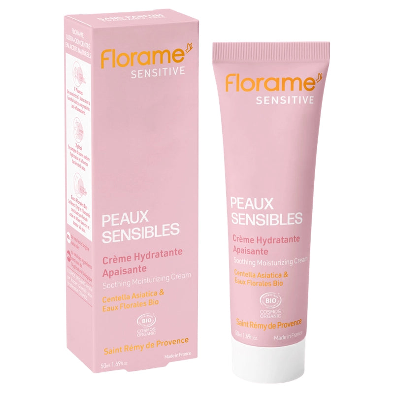 Crème hydratante apaisante centella asiatica BIO