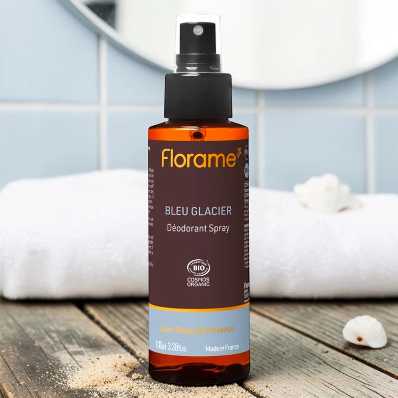 Déodorant spray homme bleu glacier BIO