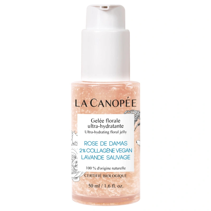Ultra-feuchtigkeitsspendendes Blütengel Rose Kollagen Lavendel BIO