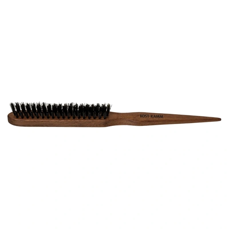 Brosse à pointe en noyer & poils de sanglier