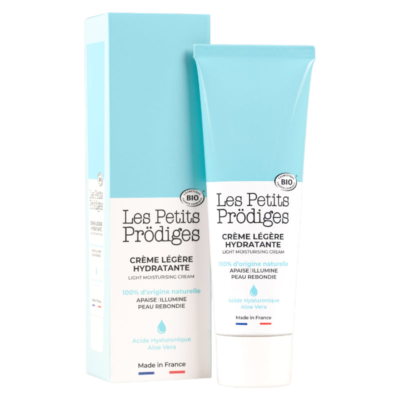 Leichte Bio-Aloe-Vera-Feuchtigkeitscreme – 50 ml – Les Petits Prödiges