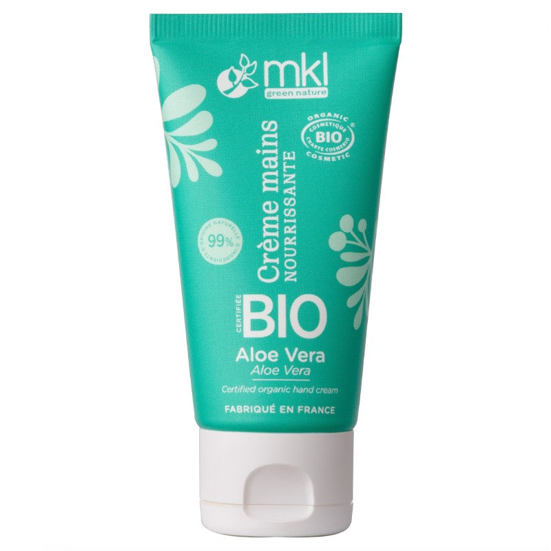 Nährende und reparierende Bio-Aloe-Vera-Handcreme – 50 ml – MKL Green Nature
