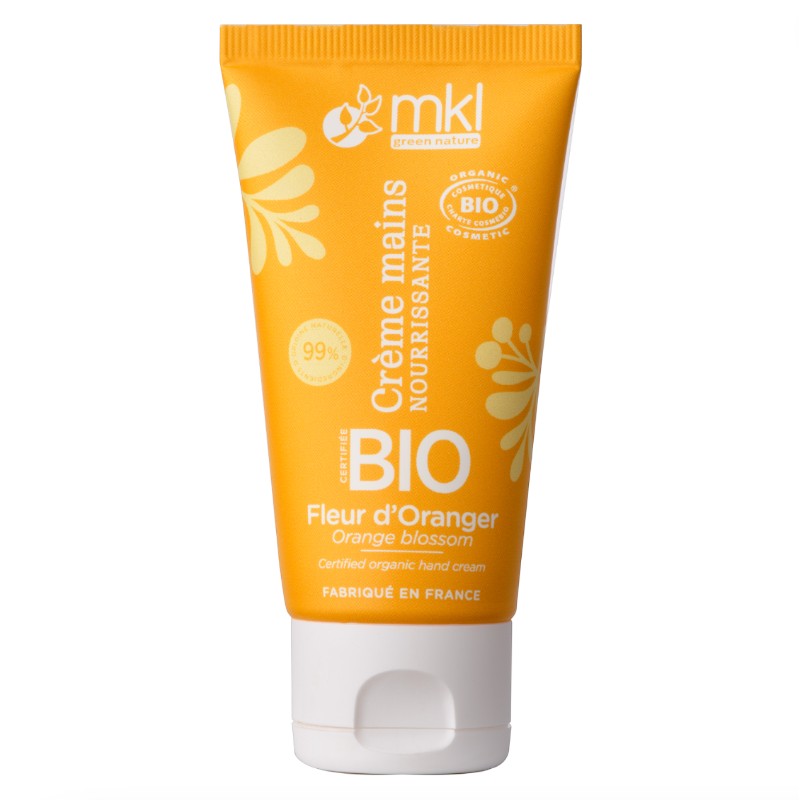 Nährende und reparierende Bio-Orangenblüten-Handcreme – 50 ml – MKL Green Nature