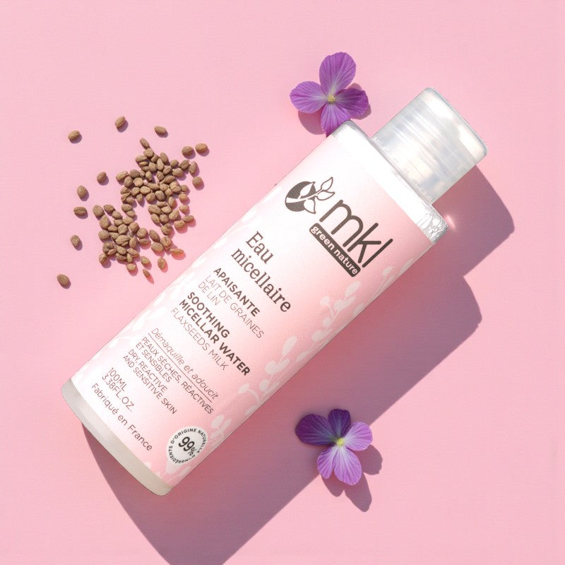 Wohltuendes Mizellenwasser mit Bio-Leinsamen – 100 ml – MKL Green Nature