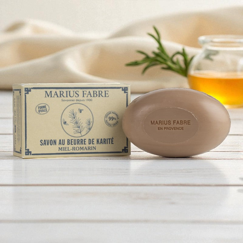 Seife mit Sheabutter, Honig und Rosmarin – 150 g – Marius Fabre