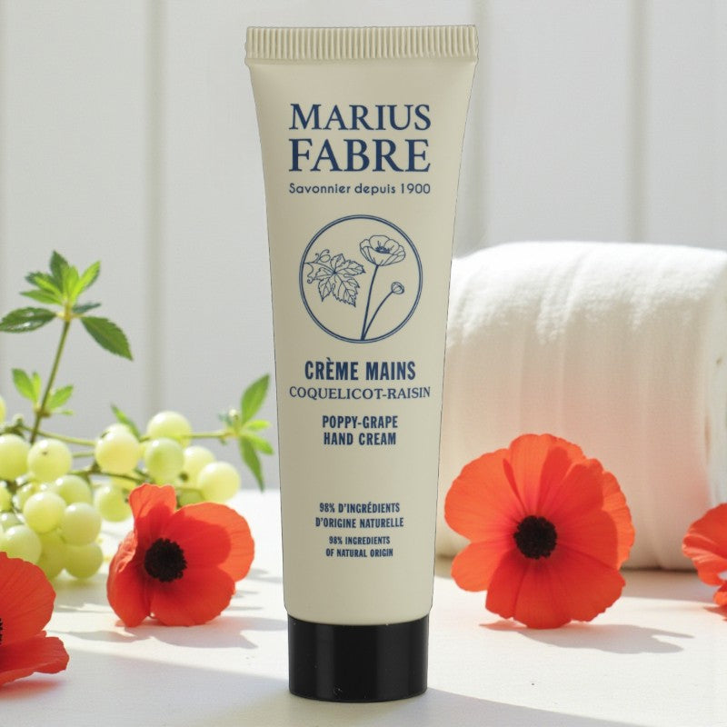 Mohn- und Trauben-Handcreme – 30 ml – Marius Fabre