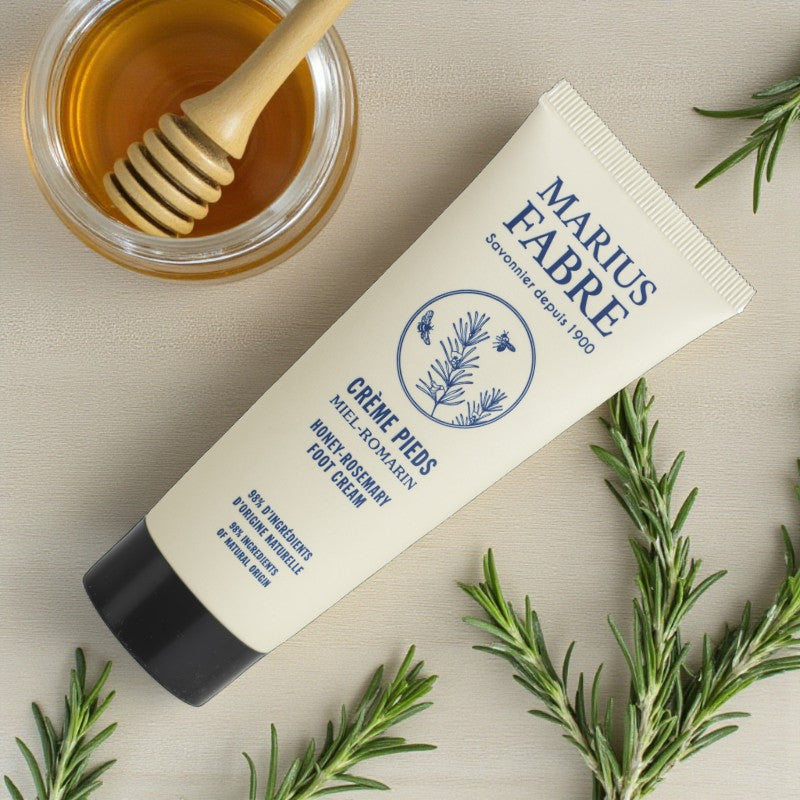 Crème pieds miel & romarin - 75ml - Marius Fabre