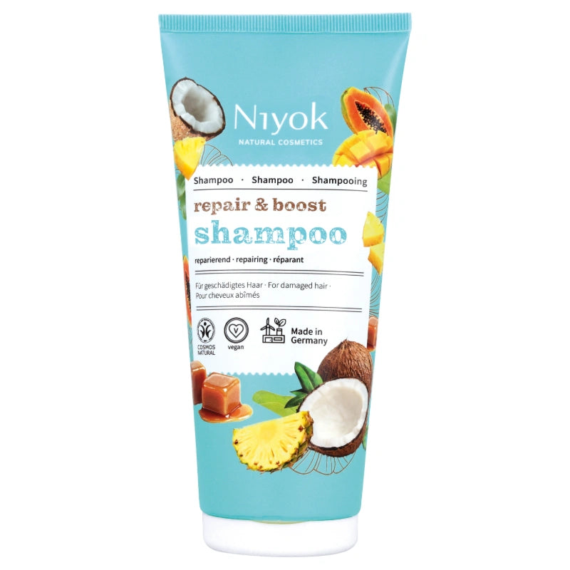 Shampooing repair & boost tropical & caramel