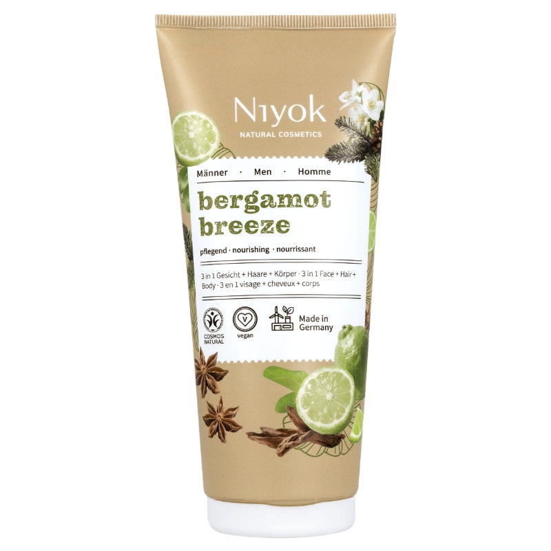 Gel douche homme 3 en 1 bergamot breeze agrumes & cèdre