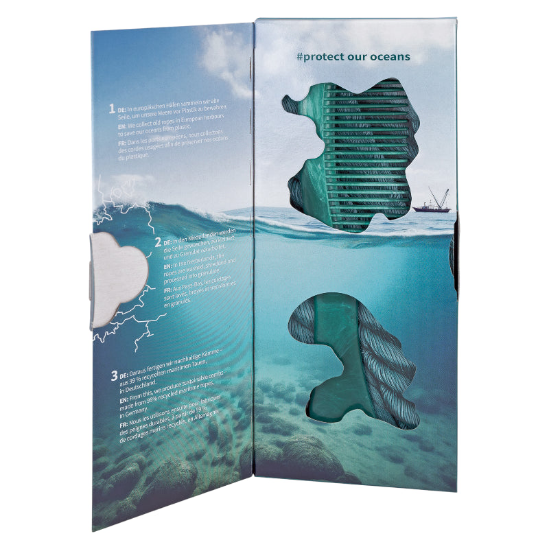 Peigne à manche grand recyclé - Niyok