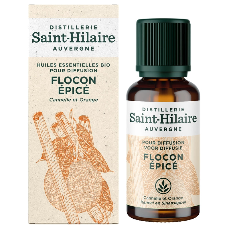 Synergie d'huiles essentielles flocon épicé BIO