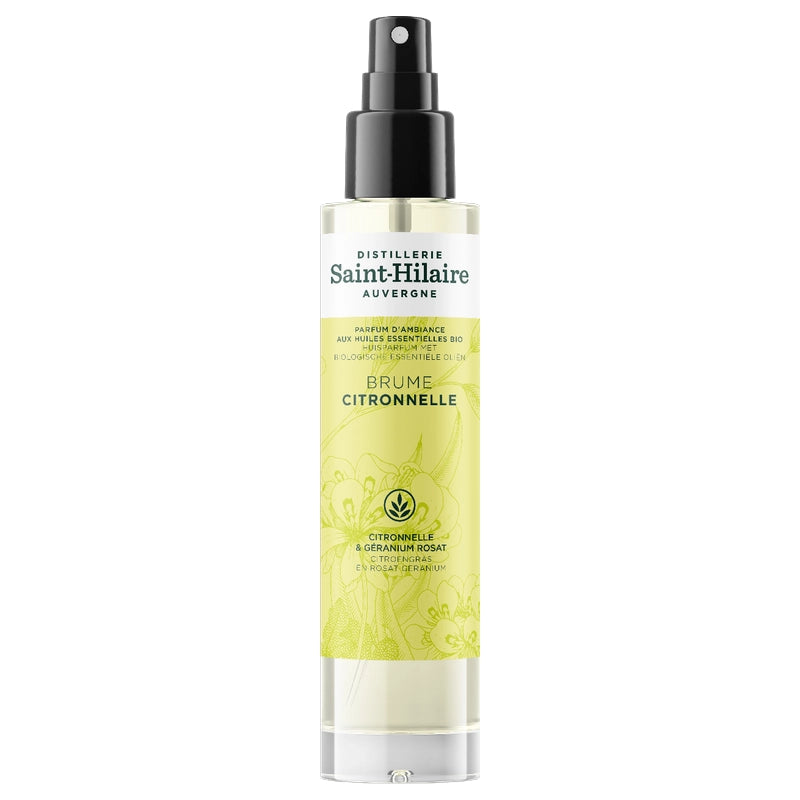 Brume parfumée citronnelle & géranium rosat