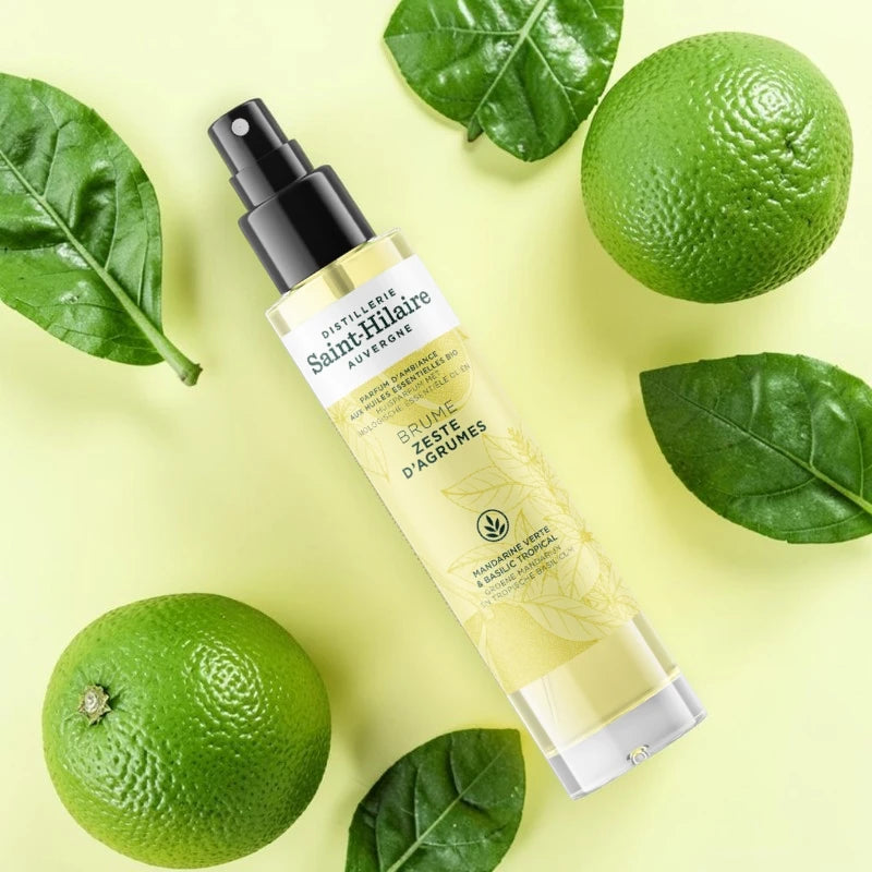 Brume parfumée zeste d'agrumes mandarine & basilic