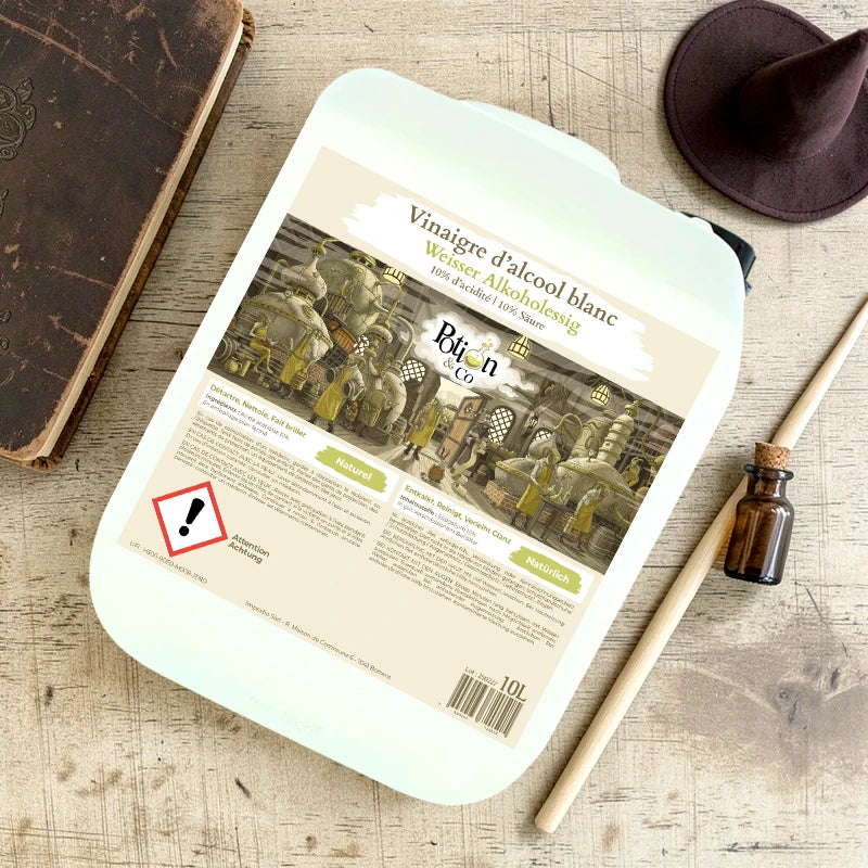 Vinaigre d'alcool blanc naturel 10° — 10 L — Potion & Co