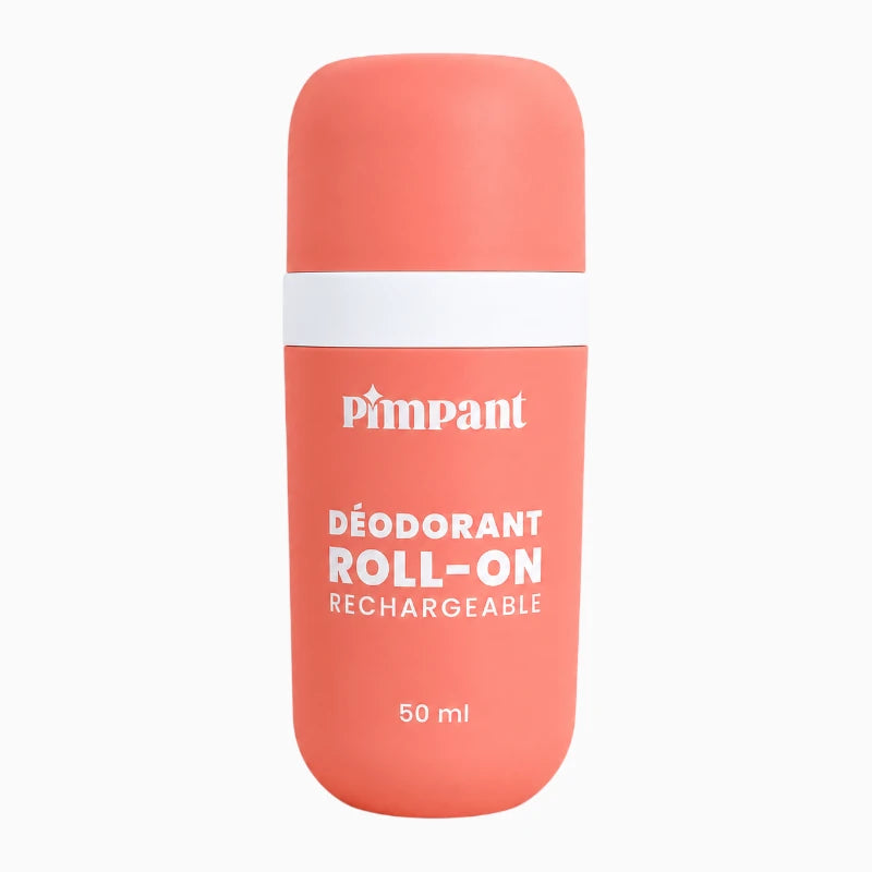 Nachfüllbares Deodorant Roll-on Rosa (leer)