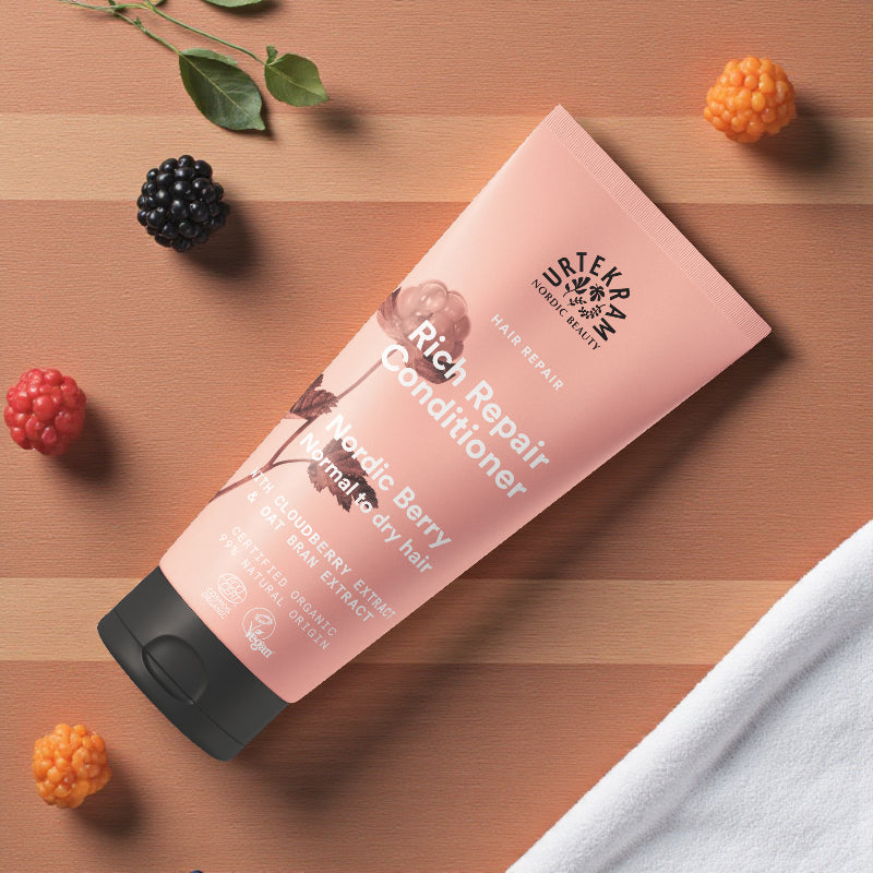 Après-shampooing rich repair BIO baies nordiques - 180ml - Urtekram