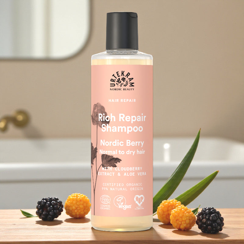 Shampooing rich repair BIO baies nordiques - 250ml - Urtekram