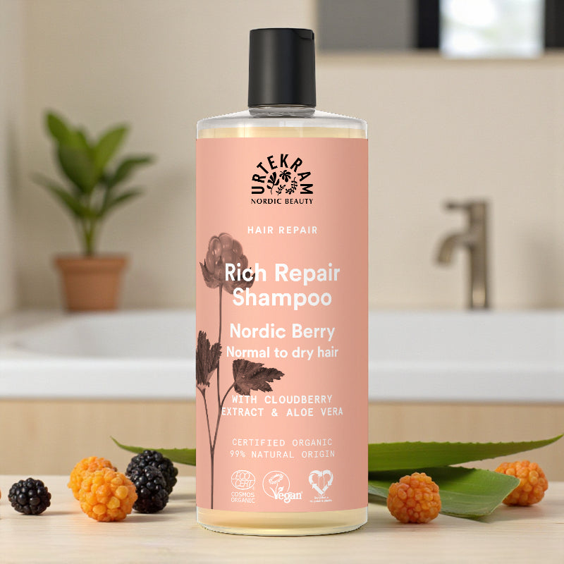 Shampooing rich repair BIO baies nordiques - 500ml - Urtekram