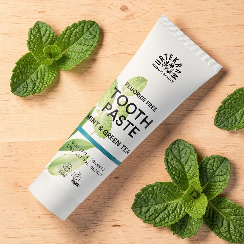 Dentifrice BIO - sans fluor - menthe & thé vert